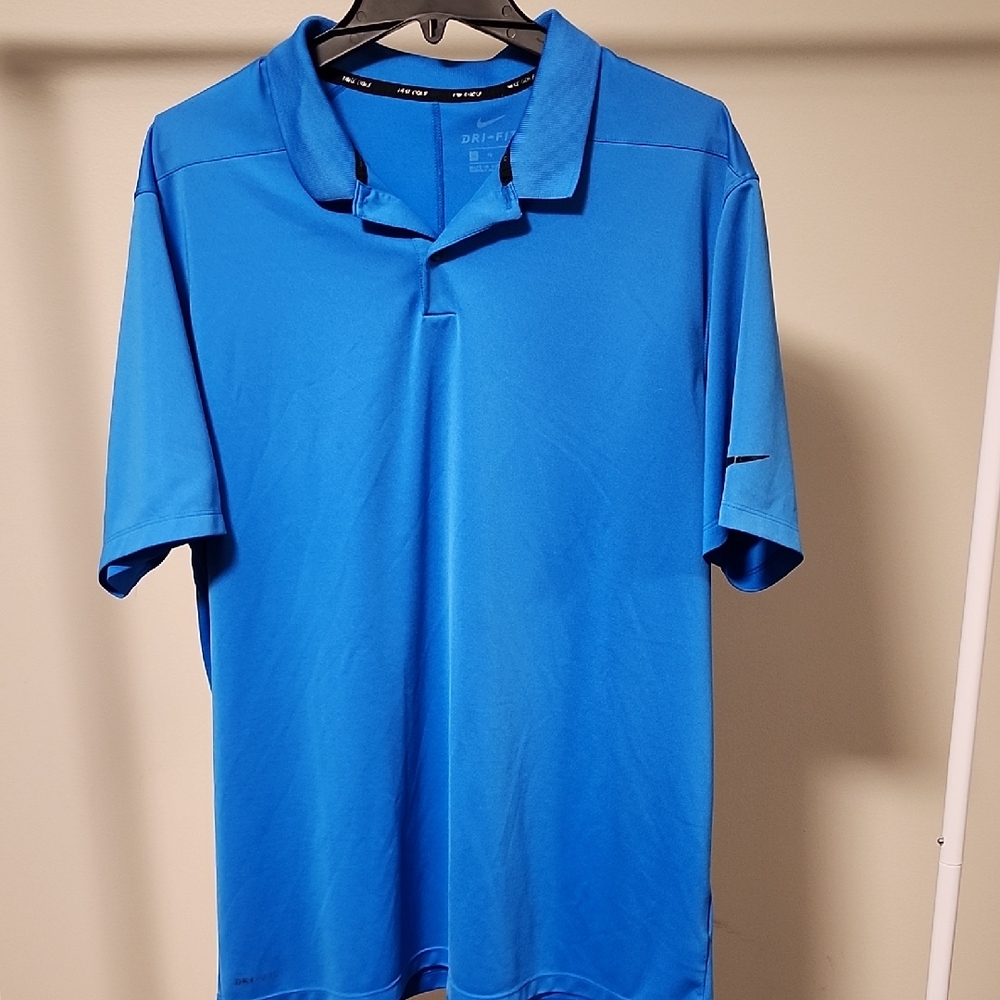 Nike Bright Blue Polo Shirt Size XL – Performance Golf Style